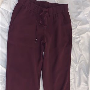 On the fly jogger pants